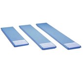 Plataforma para piscinas | anchura 0,4 m | longitud 2 m | accesorios para piscinas | superficie antideslizante