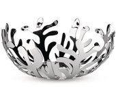 Alessi esi01/25 mediterraneo fruttiera, acciaio inossidabile 18/10, argento