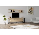 Mueble tv con estante melis zafiro