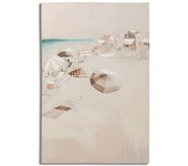 Pintura sobre lienzo de playa multicolor 80x3x120 cm