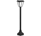 Samsung là¡mpara led solar de jardà­n con poste color negro mate 3000k+6000k ip65