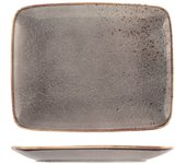 6 platos reactivos en gres/gres, 29x23 cm h&h