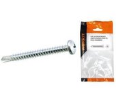 Tornillo autoperforante tc self workit galvanizado blanco hueco ph mm 3.9x22 cf=pz 30