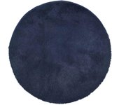 Alfombra de pelo largo navarra azul marino 240x240 cm poliéster
