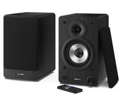 Sharp bookshelf speakers altavoz de 2 vías negro inalámbrico y alámbrico 60 w
