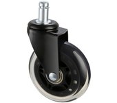 Vevor ruedas giratorias 5 ruedas de repuesto para sillas de oficina ruedas para sillas de computadora de servicio pesado de 76,2 mm para pisos de made