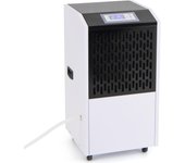 Deshumidificador comercial portátil, deshumidificador industrial con 4 ruedas, gran capacidad de deshumidificación de 118l/día, con temporizador 0-24