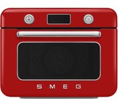 Horno de sobremesa smeg rojo