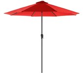 Sombrilla de jardín diámetro 3 m sombrilla protección upf 50+ octogonal lona de poliéster manivela inclinable terrazas para balcón
