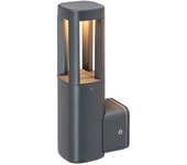 Aplique de pared 7w 3000k antracita ip54 kalisz