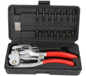 Kit de perforación eléctrica portátil de acero inoxidable y plástico