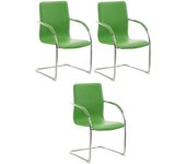 Juego de 3 sillas mélina verdes