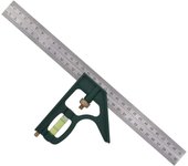 Regla de ángulo combinada ajustable 45/90 grados, 300 mm.