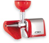 Exprimidor de tomates eléctrico 600w con cuerpo de aluminio y tuerca anular palumbo skuizzi