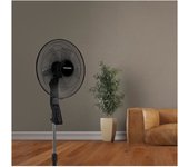 Ventilador de pie thomson thvel460ks 40 cm 60w negro