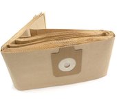 Vhbw 10x bolsa compatible con kärcher 6.903-405, 6.904-118, 6.906-118, t201, t251 aspiradora - papel, 95,5 cm x 17 cm marrón