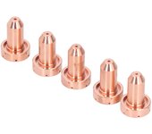5 piezas de boquillas de corte de plasma de cobre resistente a la corrosión, accesorios de soldadura con antorcha 9-8212