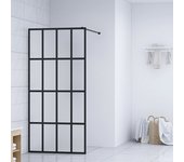 Maison exclusive - mampara de ducha vidrio templado esmerilado 80x195 cm
