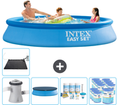 Paquete de piscina - intex - alrededor - 305x305x61 cm + accesorios cb18