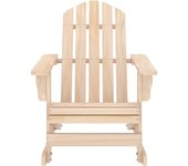 Silla mecedora de jardín adirondack madera maciza de abeto
