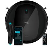 Cecotec robot aspirador conga 2290 ultimate. tecnología gyro 160 minutos de autonomía 2100 pa 3 niveles de potencia y de fregado cepillo silicona
