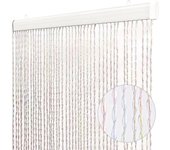 Cortina para moscas 100x220 cm hilo trenzado pvc mosquitero ventana multicolor