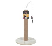 Zolux rascador para gatos con juguete 63 cm - beige