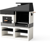 Mf - cocina exterior kitaway otte barbacoa + horno, parrilla argentina - 168 x 63 x 192 cm