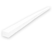 Viga imitación madera 10cm de ancho x 7cm de alto x 4m de largo color blanco decorativa de poliuretano vu4002d-b