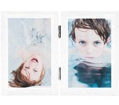Marco de foto collage plegable blanco 2x(21x29,7 cm)