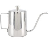 Hervidor de café para verter, tetera de acero inoxidable con cuello de cisne y