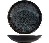 H&h plato multiusos uranusi n porcelana negra 25 cm.