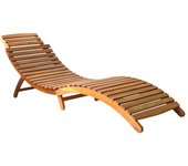 Pack 2 uds tumbona | silla de jardíns con cojines madera maciza de acacia cfw56571