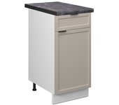Vicco mueble bajo de cocina fame-line, grisbeige, 40 cm , et antracita