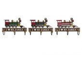Perchero de pared dkd home decor 29 x 8 x 20 cm metal vintage madera mdf (3 piezas)