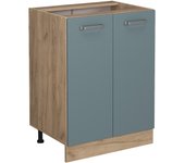 Vicco mueble bajo de cocina r-line, gris azulado, 60 cm sin encimera