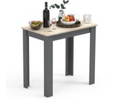 Mesa de comedor de madera mesa de cocina esal 80x50 cm