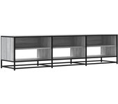 Mueble tv | mueble de salón madera de ingeniería gris sonoma 180x40x46 cm cfw59424
