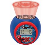 Spider-man función de temporizador de proyector de reloj despertador lexibook