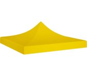 Techo de carpa para fiestas 3x3 m amarillo 270 g/m2