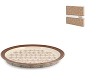 Plato para tarta en gres/gres michelle cm31 h&h
