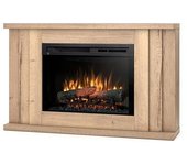 Paria - chimenea led eléctrica independiente - 26' - roble claro - 120 x 75 x 27.5