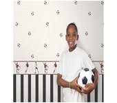 Papel pintado pared rayas negras y blancas - black and white stripes fine decor - rollo de 10 m x 0,53 m