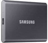 Samsung portable t7 - ​​ssd externo - usb c 3.2 - incluye cable usb c y usb a - compatible con iphone 15 - 2tb - gris