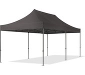 3x6 m carpa plegable, premium acero 40mm, gris oscuro
