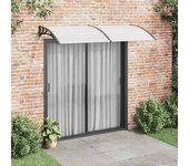 Vidaxl marquesina para puerta pc 240x100 cm