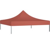 Techo de carpa para celebraciones terracota 3x3 m 270 g/m2