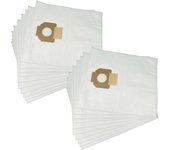 Vhbw 20x bolsa compatible con nilfisk alto attix 30-21 pc, attix 33-01 ic, attix 33-2l ic, attix 33-2m pc aspiradora - vellón micro, blanco
