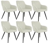 Tectake 6 sillas acolchadas