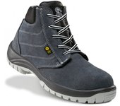 Bota de seguridad de piel serraje gris ir200 s1+src+ci+p en 20345 fal duero